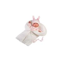 muneca abril llorona saquito 42 cm cuerpo de tela y mecanismo de sonido