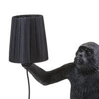 seletti monkey lamp shade - black