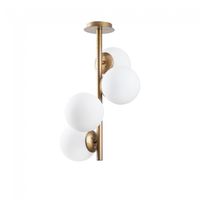 plafon de techo sinza opal 4 luces
