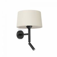 aplique de pared con lector led windsor lino 3w