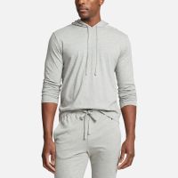 polo ralph lauren lounge cotton-jersey hoodie - m