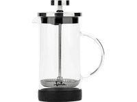 cafetera de prensa - jata hogar hcaf1135 350 ml 4 en 1 tetera cafetera espumadora y embolo negrotransparente