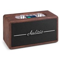 radio audizio tune60 40w rms bluetooth 50 dabfm madera oscura