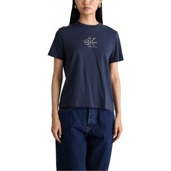 Calvin Klein Jeans Camiseta Ss Classic Foil Monologo para mujer