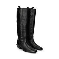 ras botas con tacon mujer - negro talla 37