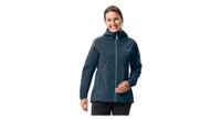 chaqueta de lluvia para mujer vaude moab ii para bicicleta de montana azul