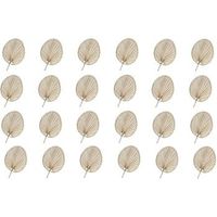 pack 24 pay grande color natural  pack 24 abanico de palma 30x31cm