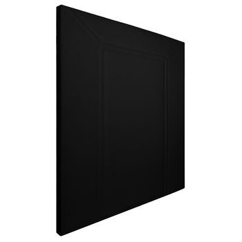 Cabecero Tapizado Milán | Cabezal Acolchado | Tapizado En Polipiel De Alta Gama | Color Negro | Medida: 110x110x5cm (cama 105 Cm)