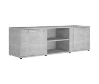 mueble de tv madera contrachapada gris hormigon 120x34x37 cm