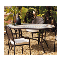 mesa para terraza y jardin mosaico resistente y elegante
