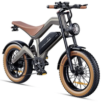 bicicleta electrica zonveer m20 para adultos con bateria de 48 v y 182 ah