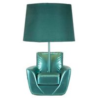 lampara sillon de resina azul o cm 26x43