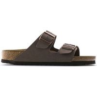 birkenstock sandalias arizona birkoflor nubuck mocha narrow para mujer