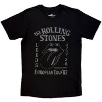 the rolling stones camiseta european tour 82 para hombre