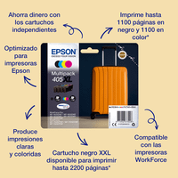 cartucho epson 405xl amarillo
