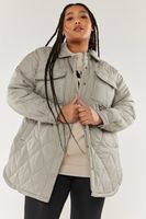 yours chaqueton gris guateado mujer curvy y tallas grandes yours