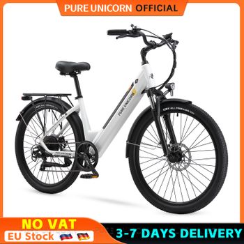 Bicicleta Eléctrica PURE UNICORN U2, 48V 750W 12.8Ah, Bicicleta Eléctrica para Mujer, 45KM/H, Bicicleta Eléctrica para Adultos, 60KM de Autonomía, Bicicleta Eléctrica Femenina