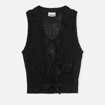 Ganni  Mohair-Blend Vest - S