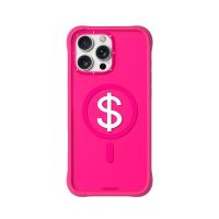 funda para movil youngkit silicona rosa fortuna compatible con magsafe para iphone 16 pro