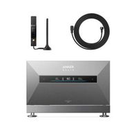 kit anker solix solarbank max ac con base de montaje y smart meter gen 2 monofasico almacenamiento ca 7kwh