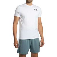 under armour camiseta camiseta ajustada con logotipo de heatgear para hombre