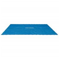 cubierta de piscina solar de polietileno azul 538x253 cm intex