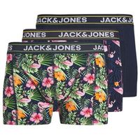 jack  jones boxer 12255833 jacpink flamingo trunks 3 pack sn navy blazer para hombre