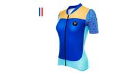 maillot de manga corta lebram aspin mujer ajuste azul