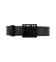 ax armani exchange para mujer 9411300a87400020 cinturon negro 65cm casual sintetico imitacion cuero