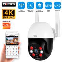 camara ip fuers 8mp 4k para exteriores seguridad domestica seguimiento automatico deteccion humana por ia camara de vigilancia wifi cctv compatible con tuya smart