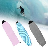 funda para tabla de surf con diseno de rayas y cordon de ajuste funda protectora para tabla de surf accesorios para deportes acuaticos para tabla corta