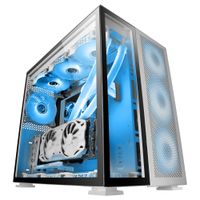 mars gaming mc-nova torre gaming custom xxl e-atx aluminio aeroespacial doble ventana completa cristal templado estructura doble camara usb-c caja pc gaming