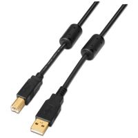aisens cable para impresora usb-a 20 a usb-b machomacho 3m negro