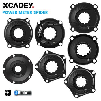 XCADEY Road MTB Bike Spider PowerMeter con base de sensor compatible con Shimano SRM ROTR RaceFace Easton Crank Chainring 104BCD 110BCD