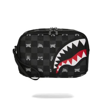Neceser Sprayground Gray Peeking Character Toiletry Brick