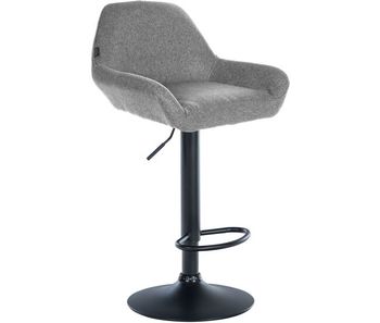 Taburete de bar braga en tela 52x51x89-109 cm