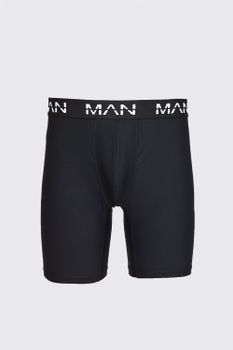 Bóxers Man Active Resistentes De 18Cm, Negro
