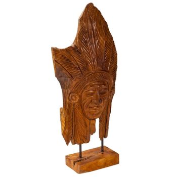 Figura decorativa indio 30x13x60h cm