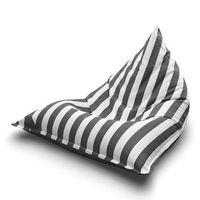 aiire puff exterior jardin con relleno incluido - tejido olefina premium desenfundable y lavable - sofa exterior para playa terraza o piscina - puff gigante xxl gris