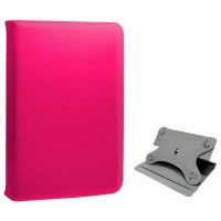 cool funda giratoria polipiel rosa para ebook  tablet 7