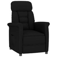 vidaxl sillon negro microfibra