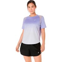 asics road ibuki  camiseta de running mujeres - azul