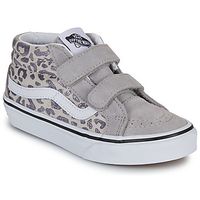 vans zapatillas altas sk8-mid reissue v leopard glitter gray para nina