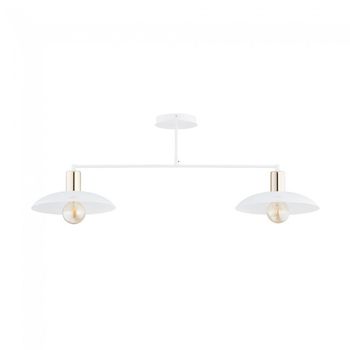 Lámpara de techo cima blanco (2 luces)