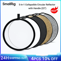 reflector circular plegable smallrig 5 en 1 con mango 22  reflectores de luz para fotografia al aire libre multicolor-4127