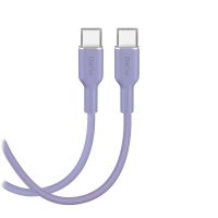 cable usb-c a usb-c puro 15 m usb power delivery 25w lila