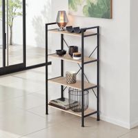 estanteria 675 x 315 x 1215cm madera industrial clara