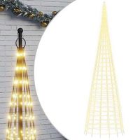 arbol de navidad 3000 led blanco calido 800 cm vidaxl