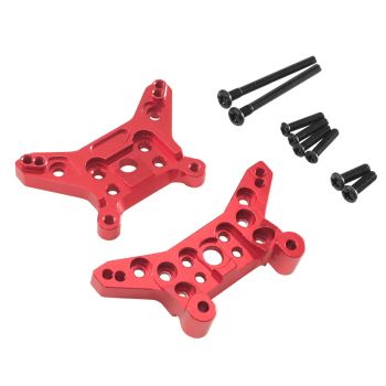 Conjunto de soportes para amortiguadores delanteros y traseros de piezas metálicas mejoradas para vehículos de modelos R