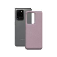 ksix eco-friendly funda rosa para samsung galaxy s20 ultra
